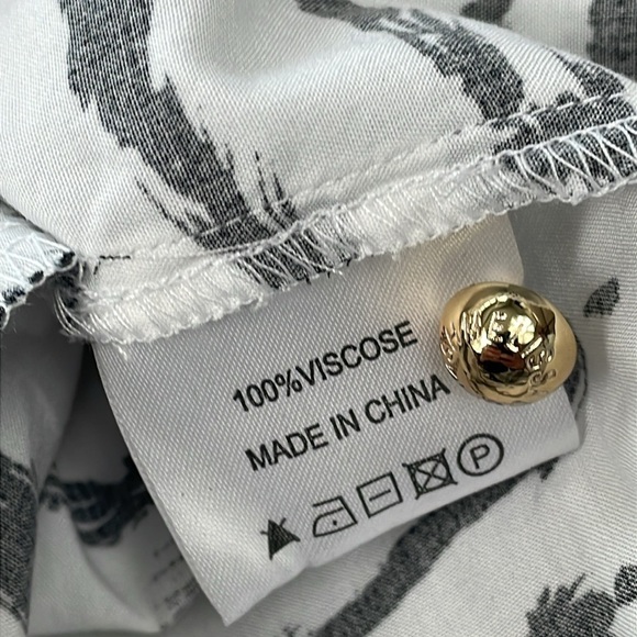 NWT Melissa Odabash Amy Tiger Print Dress Long Sleeve Cover Up Shirt Sz XS - Picture 13 of 14